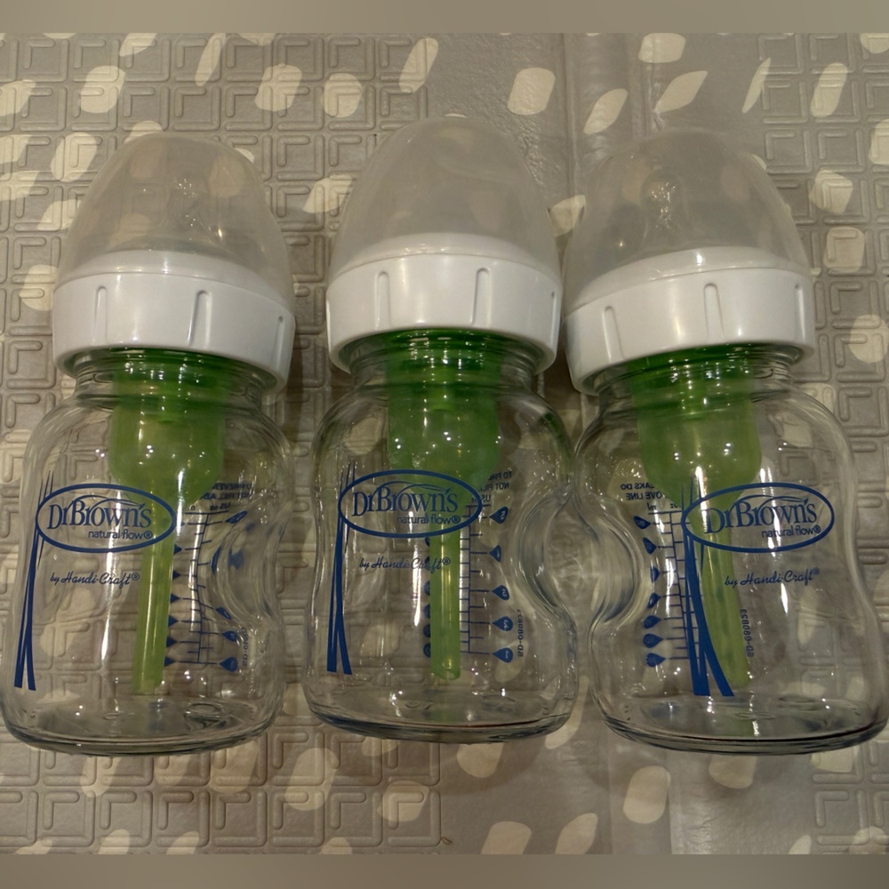 Dr. Brown's Baby Bottle missing Green Vent System - Pack of 3